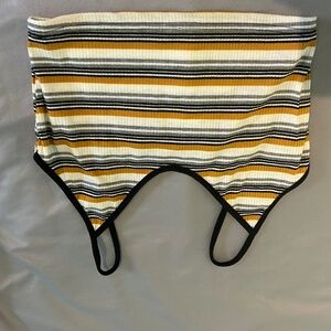 SHEIN EZwear Florida Striped Print Cami Top